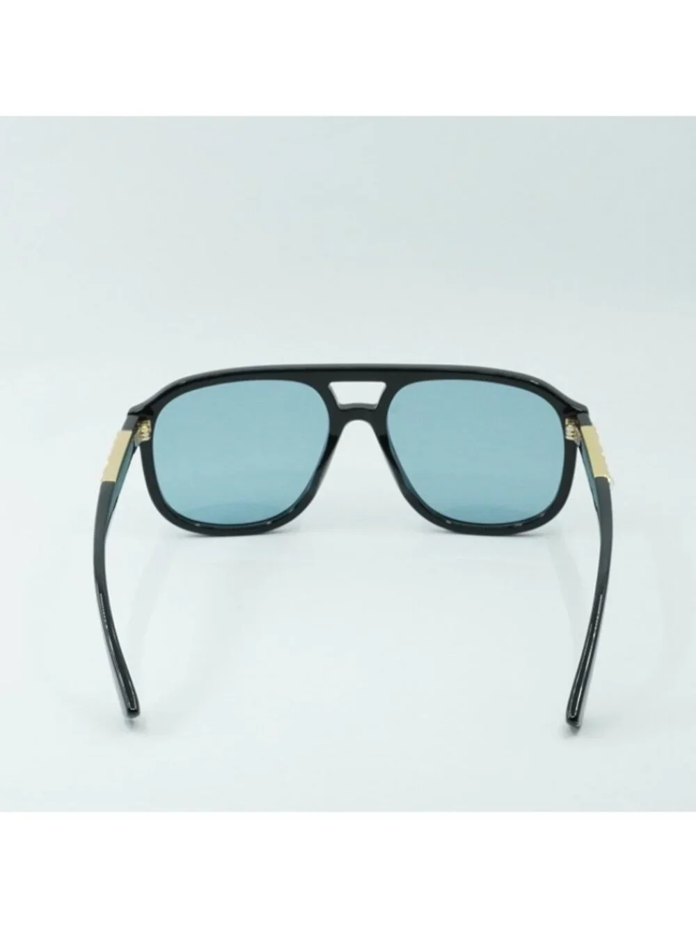 Gucci GG1188S 004 Sunglasses Black Aviator Frame, Blue Lenses